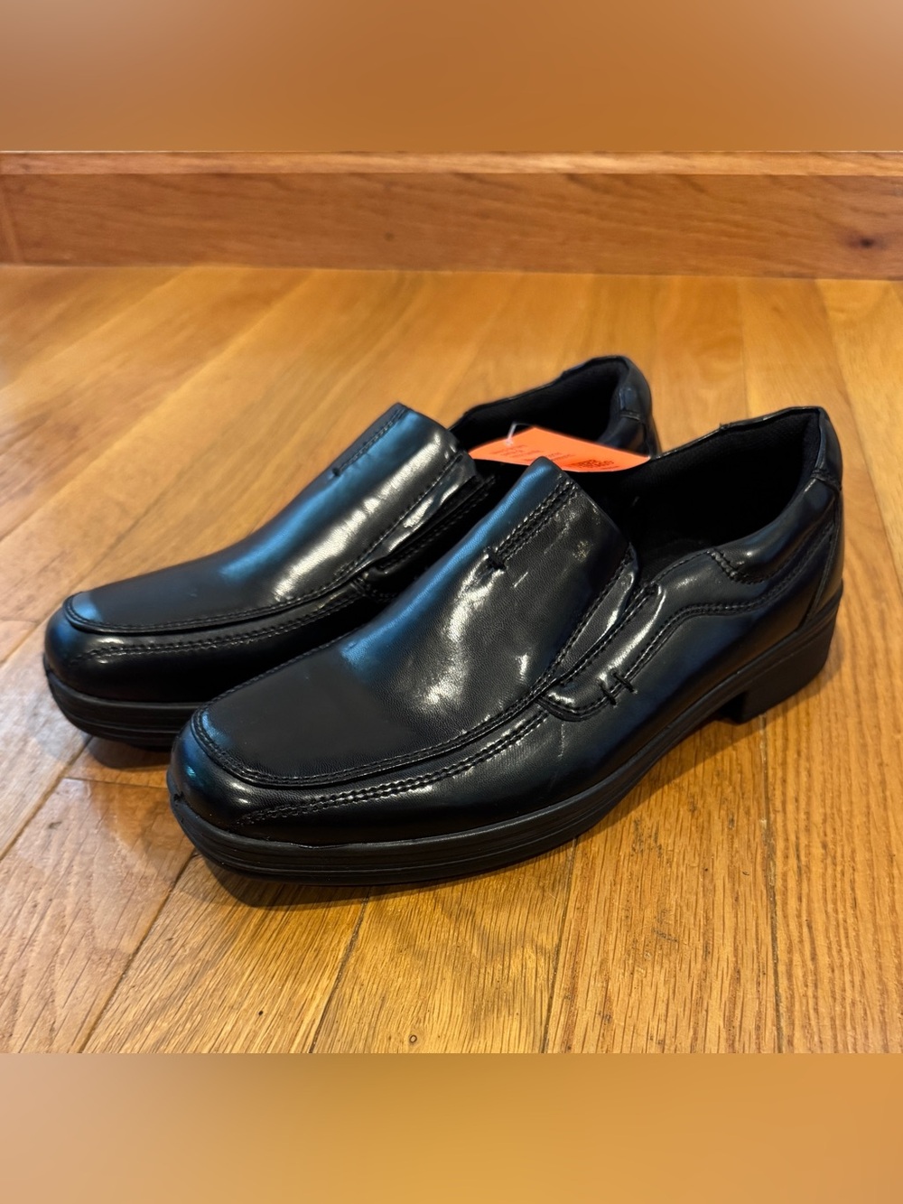 Brand New Deer Stags Boys Slip-On Dress Shoes Loafers - Black (Size 2) NWT